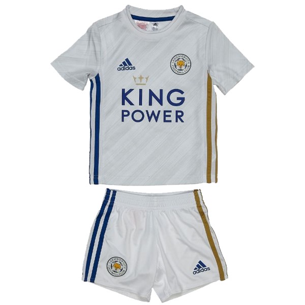 Trikot Leicester City Auswarts Kinder 2020-21 Weiß